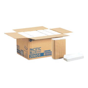Georgia Pacific® Professional Pacific Blue Basic C-fold Paper Towels,10 1-10x13 1-5, White, 240-pack,10 Pks-ct freeshipping - TVN Wholesale